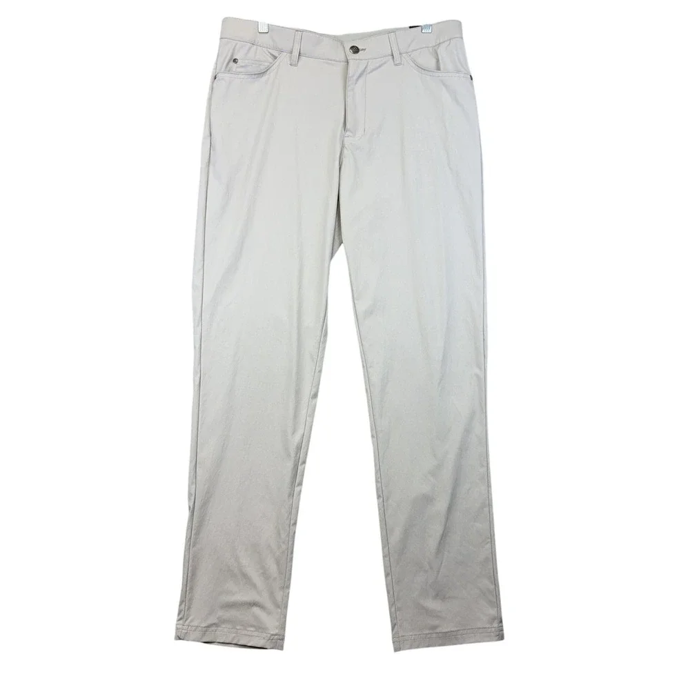 Adidas Pants Mens 34x30 Gray Ultimate365 5 Pocket Taper Golf Stretch Chino